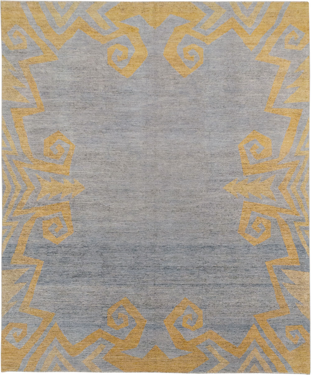 Modern East Turkestan Khotan Room Size Carpet, No.32560 - Gsblank