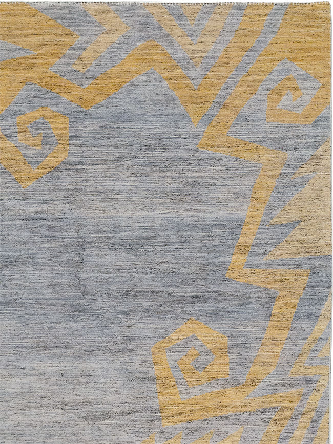 Modern East Turkestan Khotan Room Size Carpet, No.32560 - Gsblank