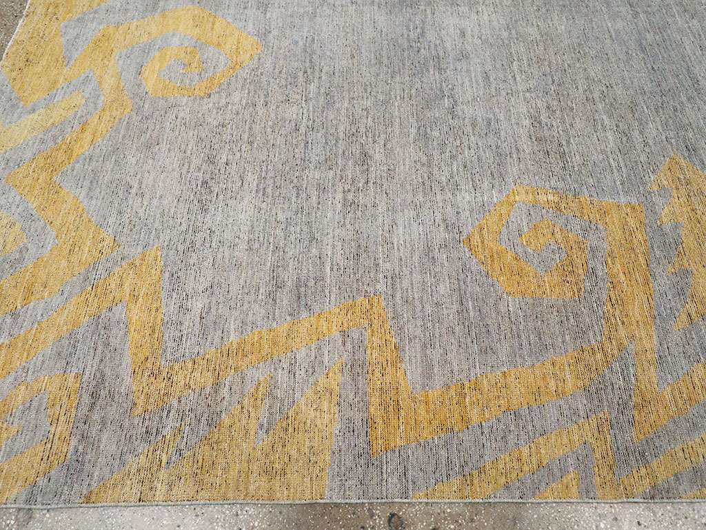 Modern East Turkestan Khotan Room Size Carpet, No.32560 - Gsblank