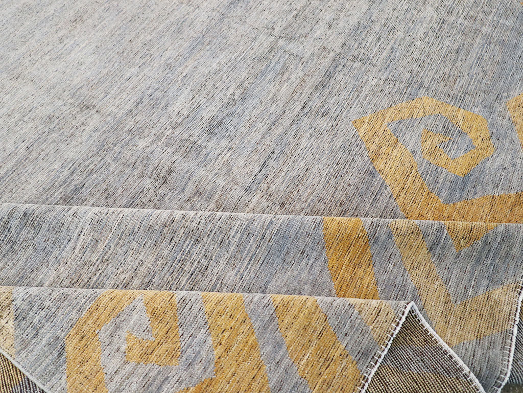 Modern East Turkestan Khotan Room Size Carpet, No.32560 - Gsblank