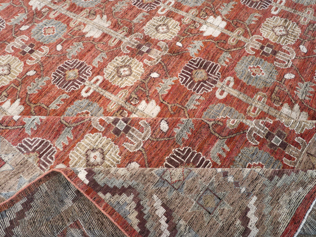 Modern East Turkestan Khotan Room Size Carpet, No.32561 - Gsblank