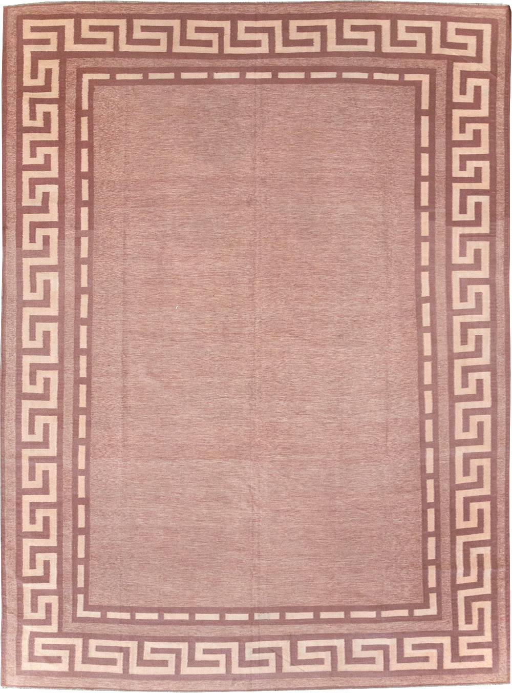 Vintage Indian Flatweave Dhurrie Room Size Carpet, No.32564 - Gsblank