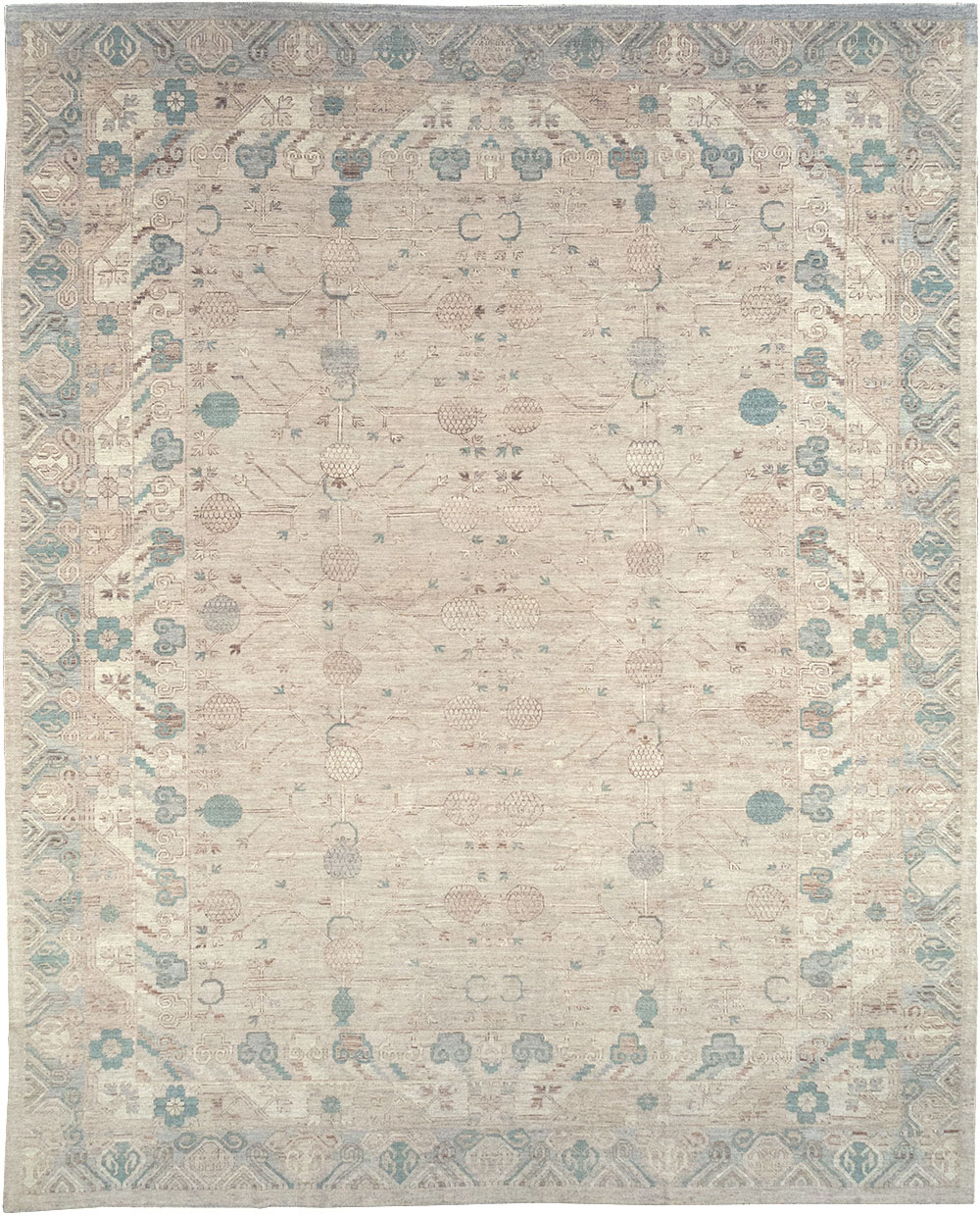 Modern East Turkestan Khotan Large Carpet, No.32569 - Gsblank