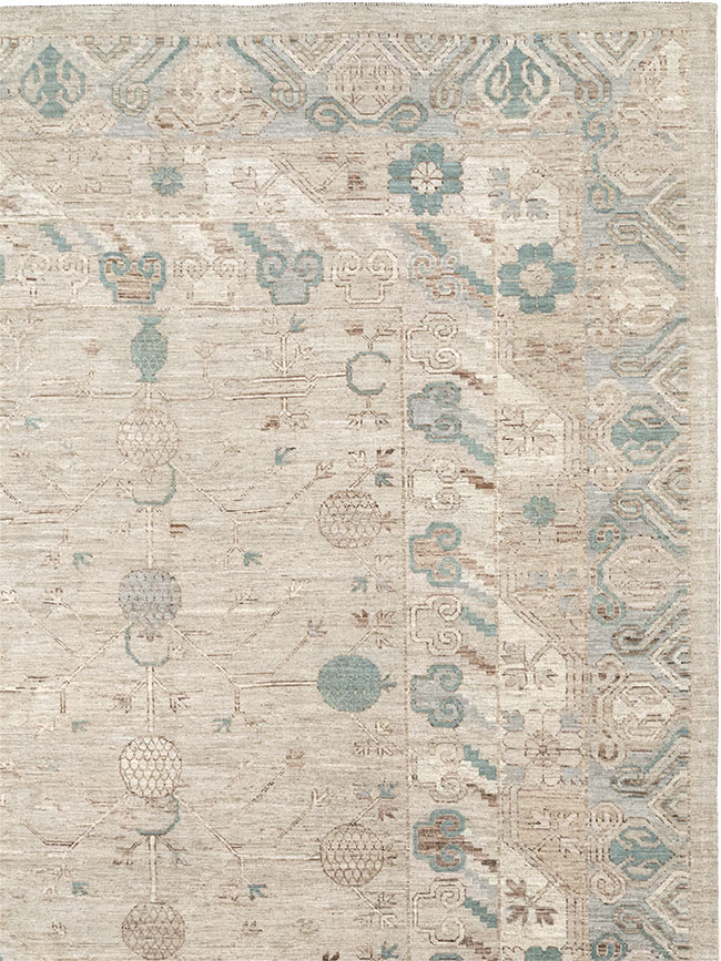 Modern East Turkestan Khotan Large Carpet, No.32569 - Gsblank