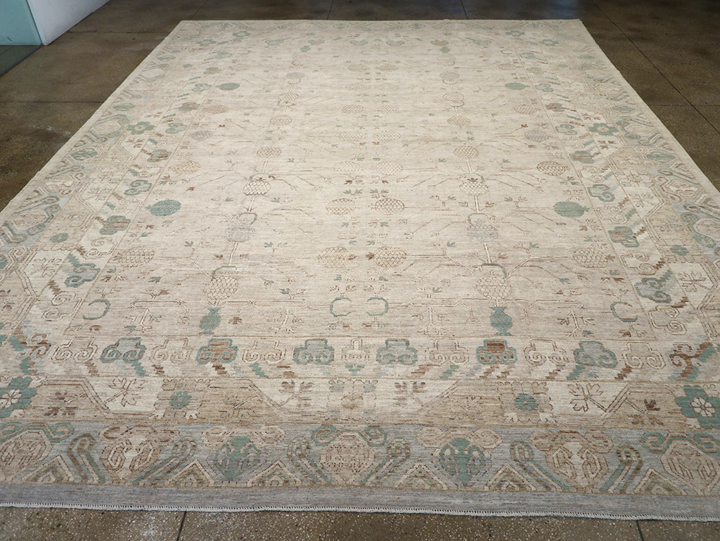 Modern East Turkestan Khotan Large Carpet, No.32569 - Gsblank