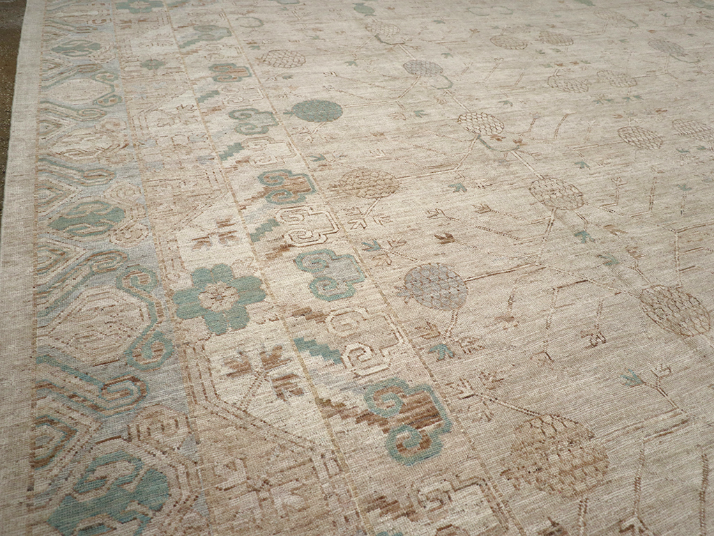 Modern East Turkestan Khotan Large Carpet, No.32569 - Gsblank