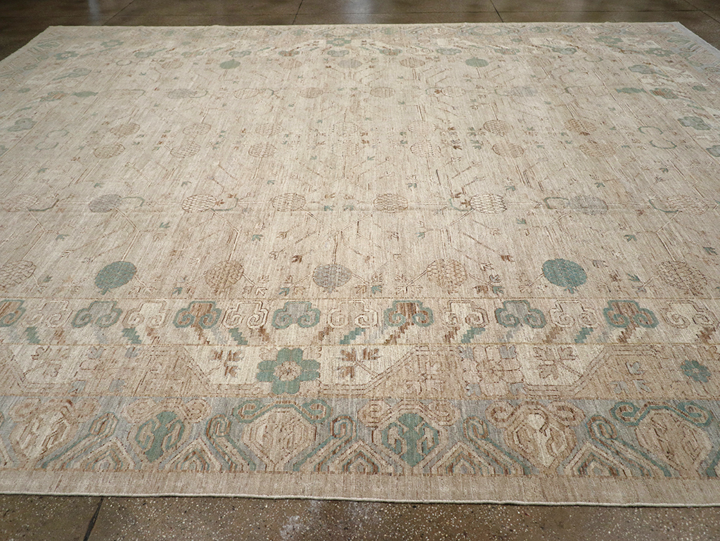 Modern East Turkestan Khotan Large Carpet, No.32569 - Gsblank