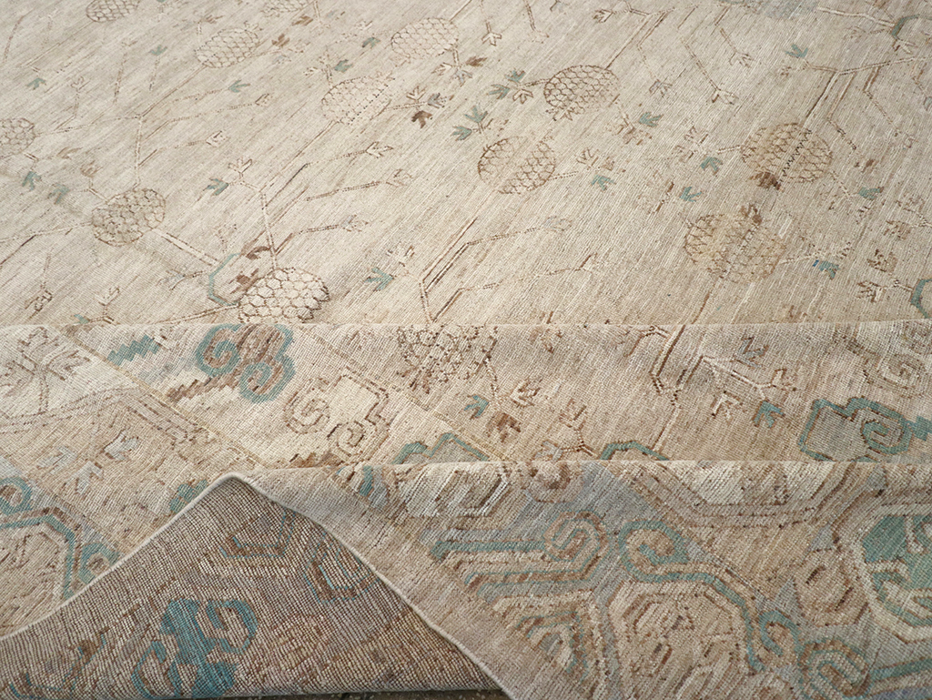 Modern East Turkestan Khotan Large Carpet, No.32569 - Gsblank
