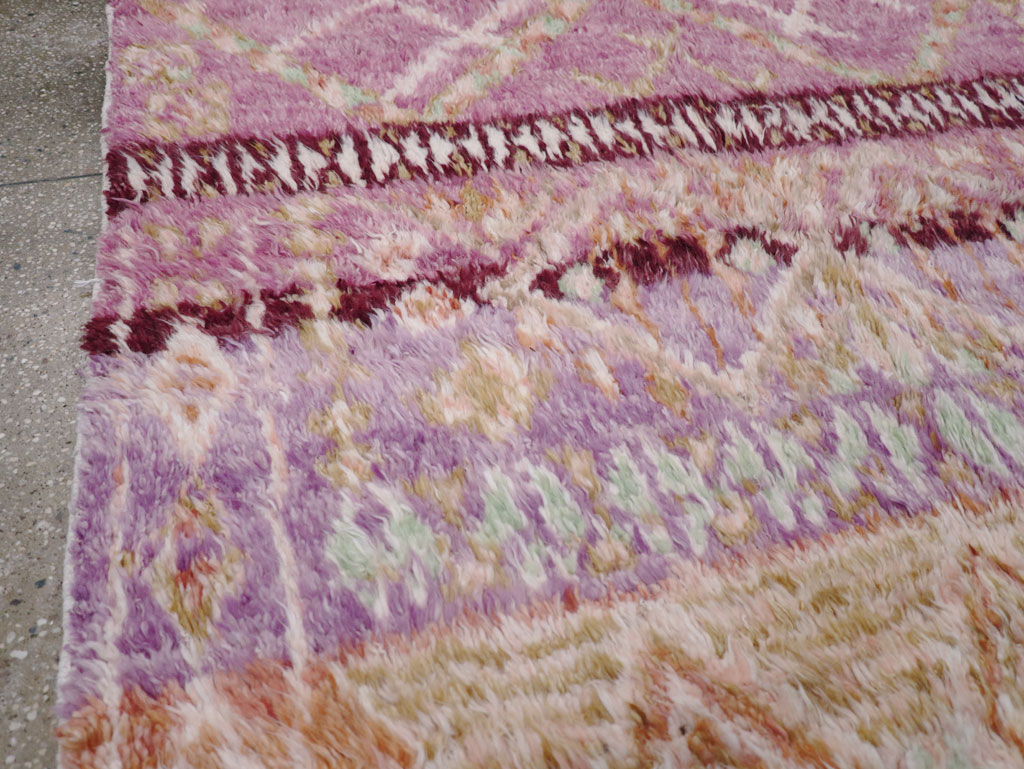 Vintage Moroccan Accent Rug, No.32583 - Gsblank