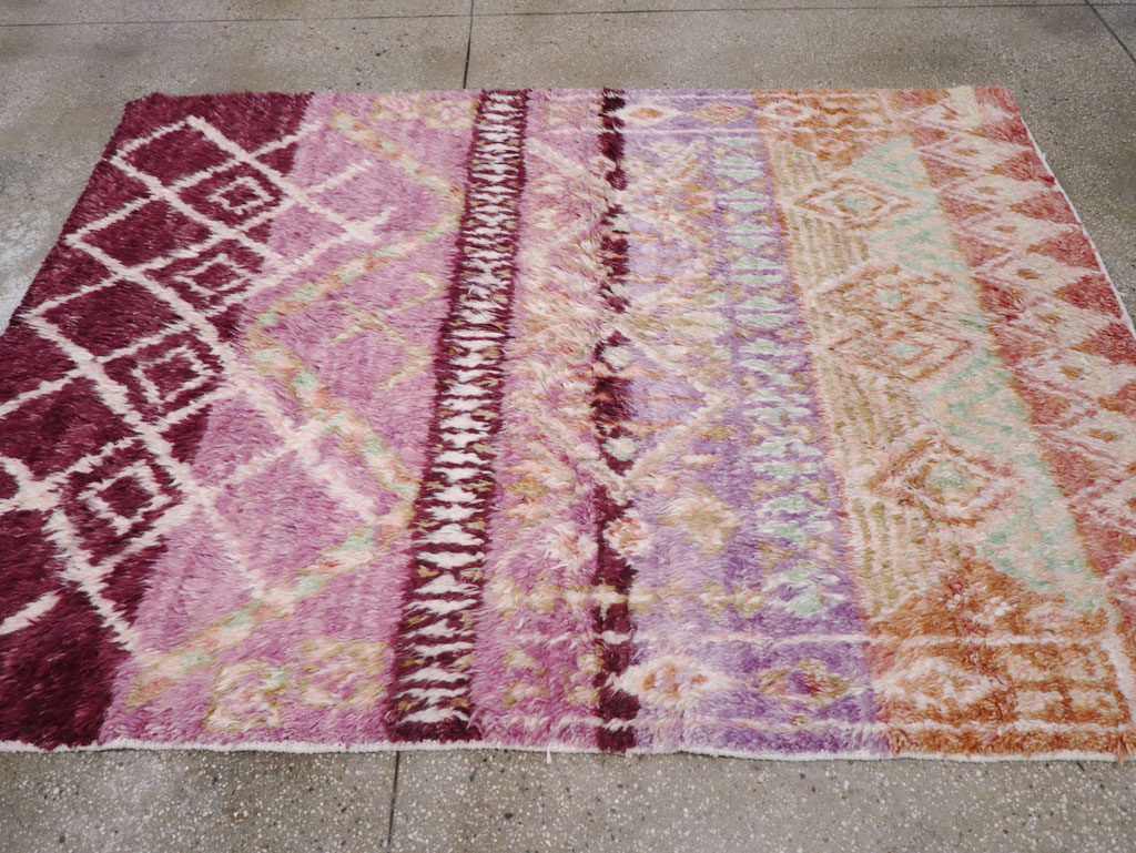 Vintage Moroccan Accent Rug, No.32583 - Gsblank