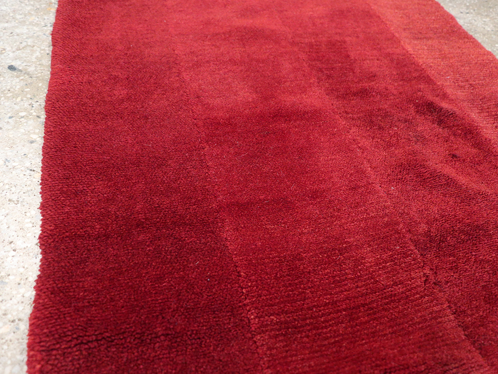 Vintage Tibetan Throw Rug, No.32586 - Gsblank