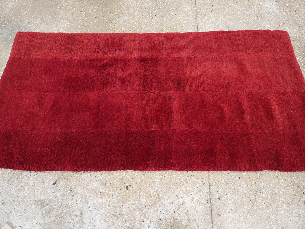 Vintage Tibetan Throw Rug, No.32586 - Gsblank