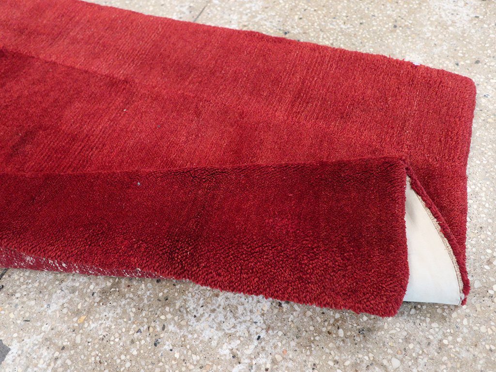 Vintage Tibetan Throw Rug, No.32586 - Gsblank