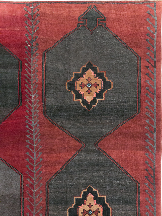 Vintage Turkish Anatolian Square Room Size Carpet, No.32589 - Gsblank