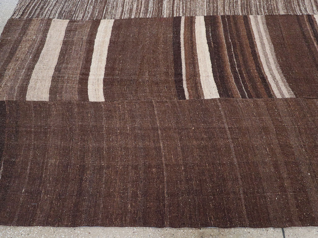 Modern Turkish Flatweave Kilim Large Carpet, No.32592 - Gsblank
