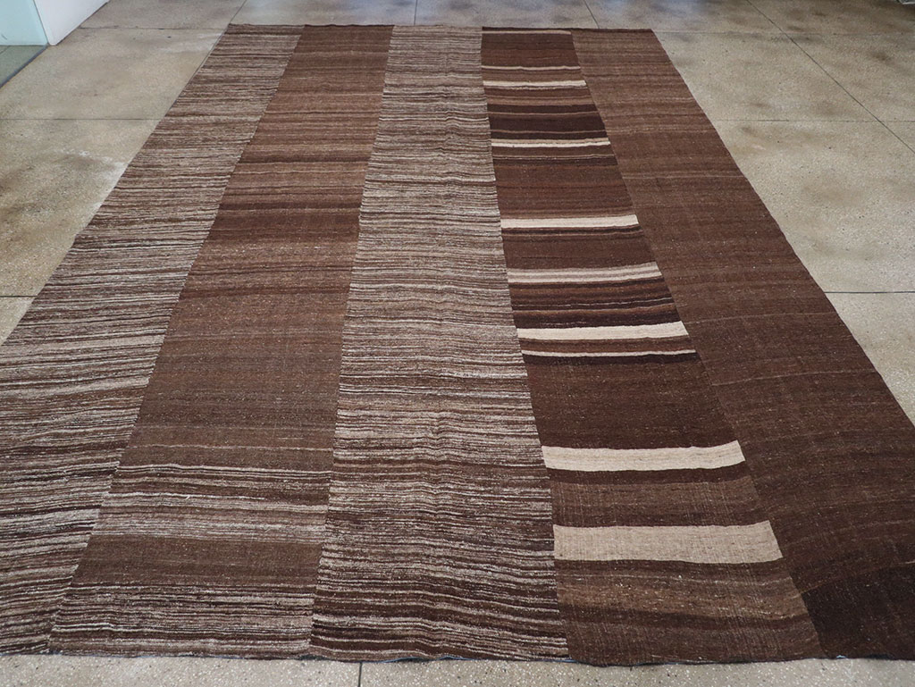 Modern Turkish Flatweave Kilim Large Carpet, No.32592 - Gsblank