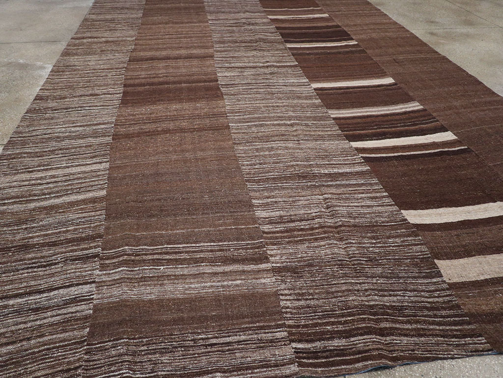 Modern Turkish Flatweave Kilim Large Carpet, No.32592 - Gsblank