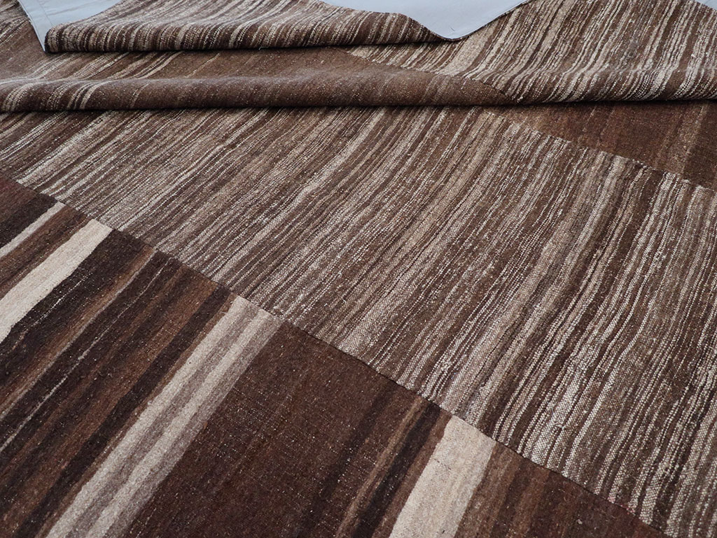 Modern Turkish Flatweave Kilim Large Carpet, No.32592 - Gsblank