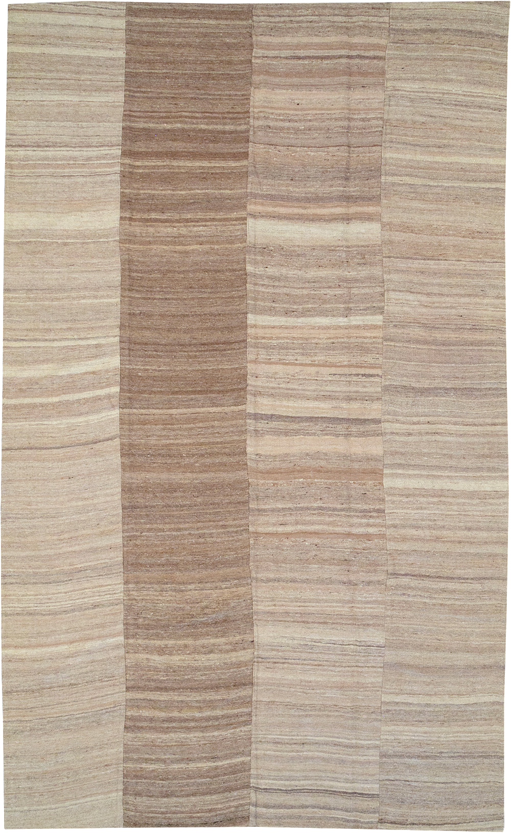 Modern Turkish Flatweave Kilim Room Size Carpet, No.32593 - Gsblank