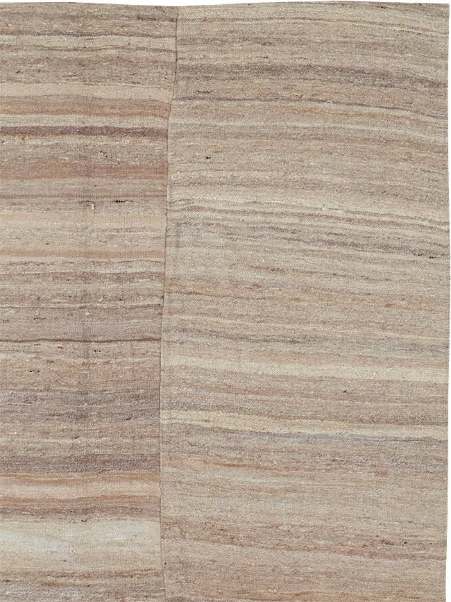 Modern Turkish Flatweave Kilim Room Size Carpet, No.32593 - Gsblank