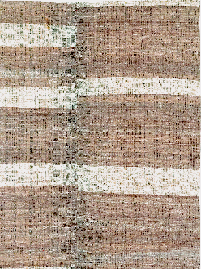 Vintage Persian Flatweave Kilim Room Size Carpet, No.32594 - Gsblank