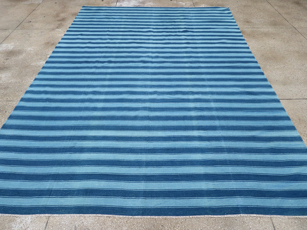 Vintage Indian Dhurrie Flatweave, No.32597 - Gsblank