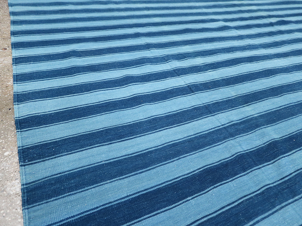 Vintage Indian Dhurrie Flatweave, No.32597 - Gsblank