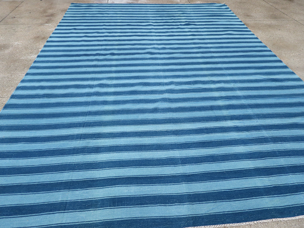 Vintage Indian Dhurrie Flatweave, No.32597 - Gsblank