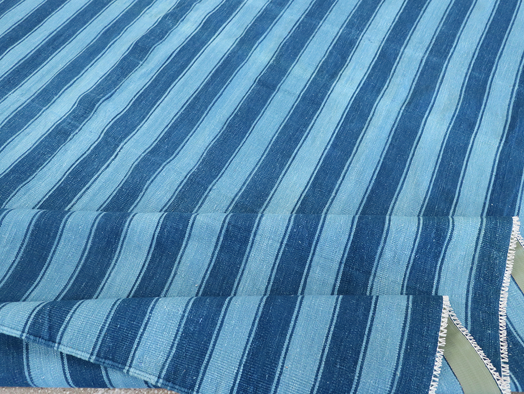 Vintage Indian Dhurrie Flatweave, No.32597 - Gsblank