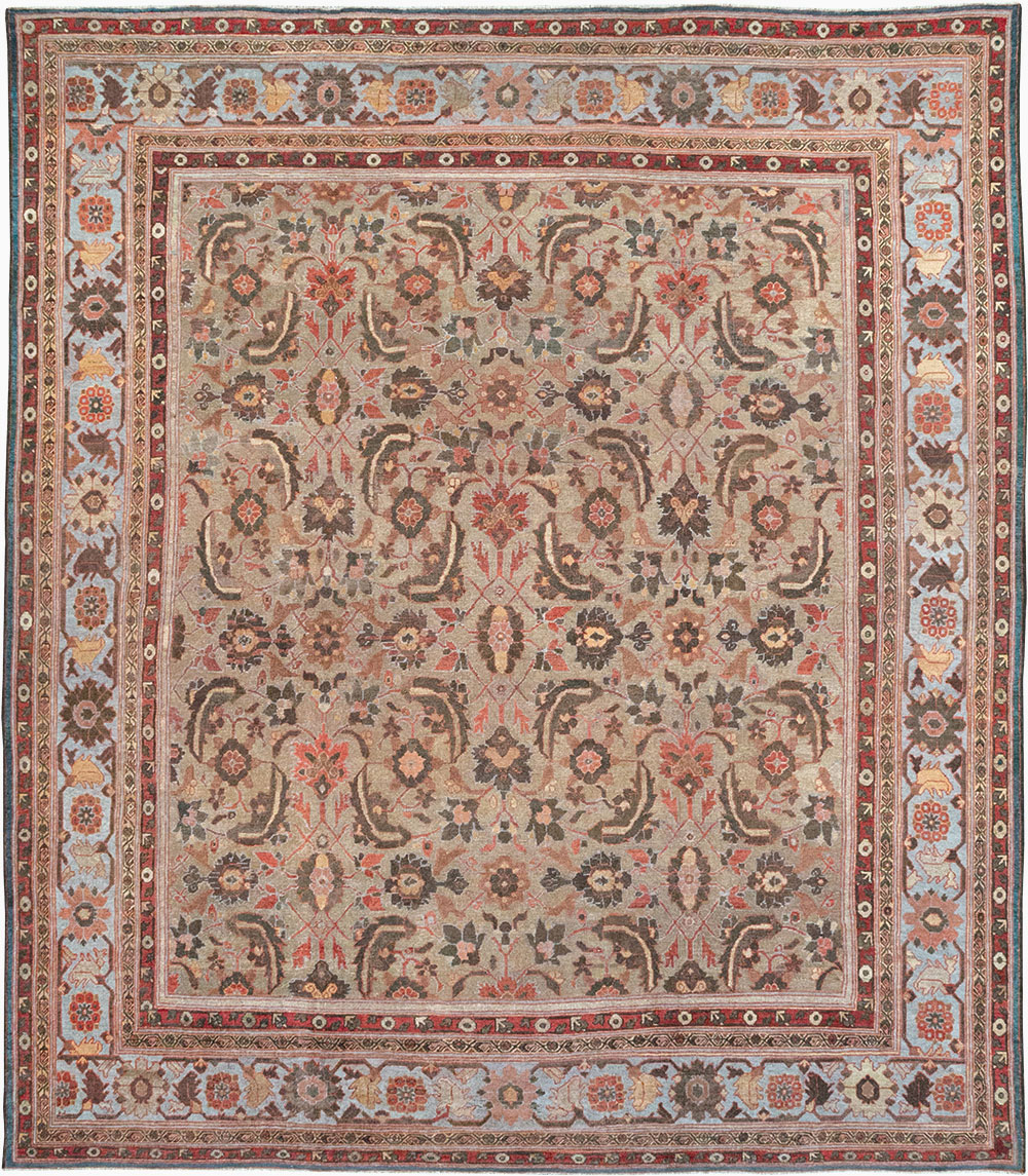 Antique Persian Mahal Large Carpet, No.32600 - Gsblank