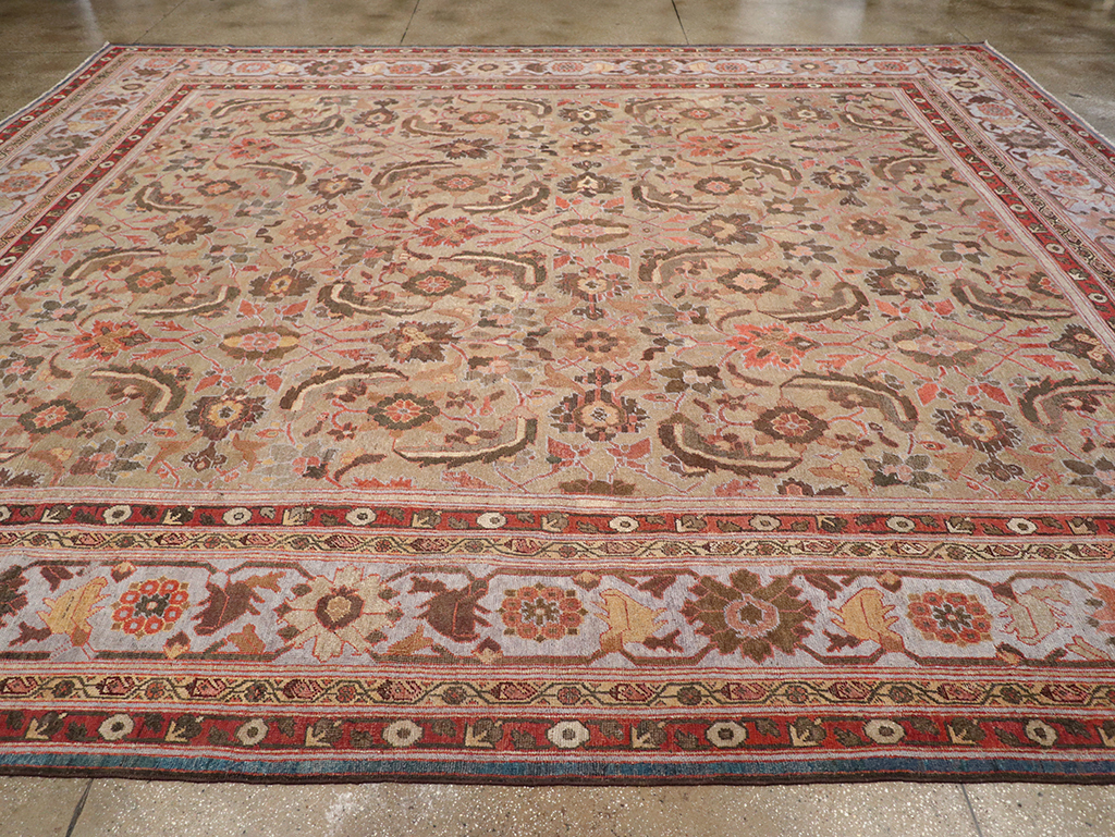 Antique Persian Mahal Large Carpet, No.32600 - Gsblank