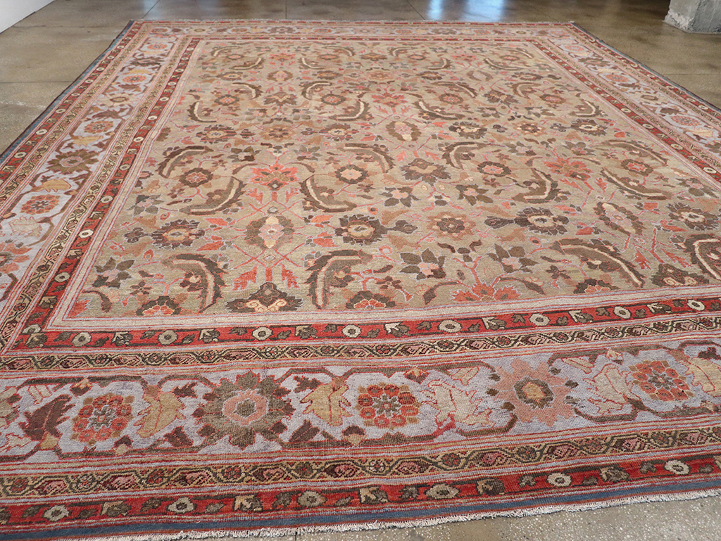 Antique Persian Mahal Large Carpet, No.32600 - Gsblank