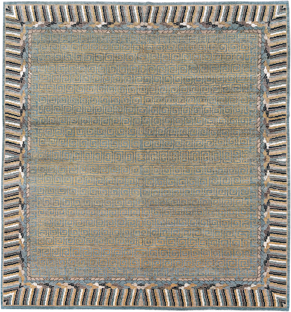 Modern East Turkestan Khotan Room Size Carpet, No.32602 - Gsblank