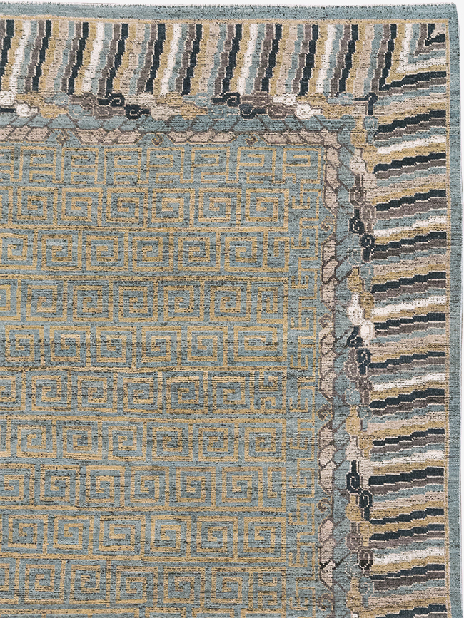 Modern East Turkestan Khotan Room Size Carpet, No.32602 - Gsblank