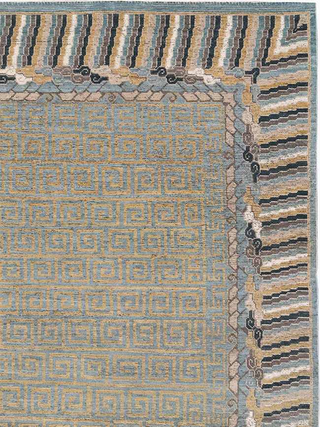 Modern East Turkestan Khotan Room Size Carpet, No.32602 - Gsblank