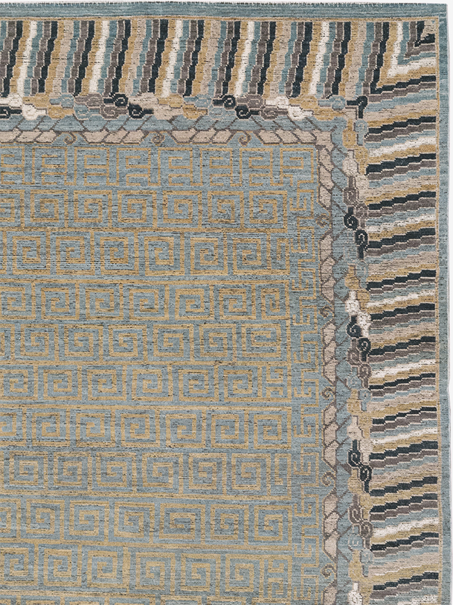 Modern East Turkestan Khotan Room Size Carpet, No.32602 - Gsblank