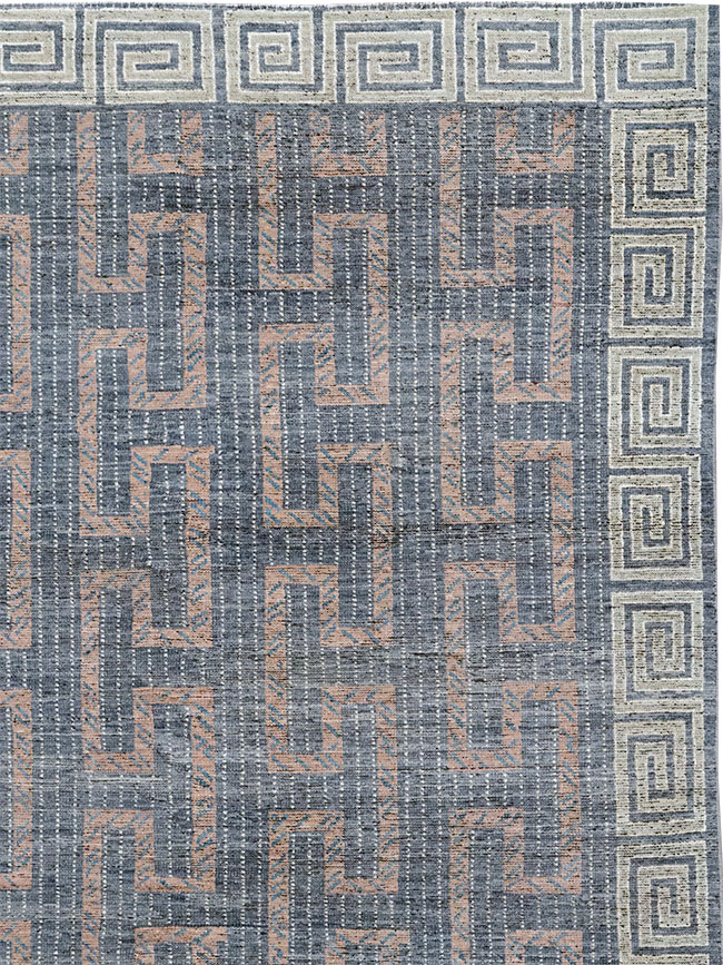 Modern East Turkestan Khotan Room Size Carpet, No.32603 - Gsblank