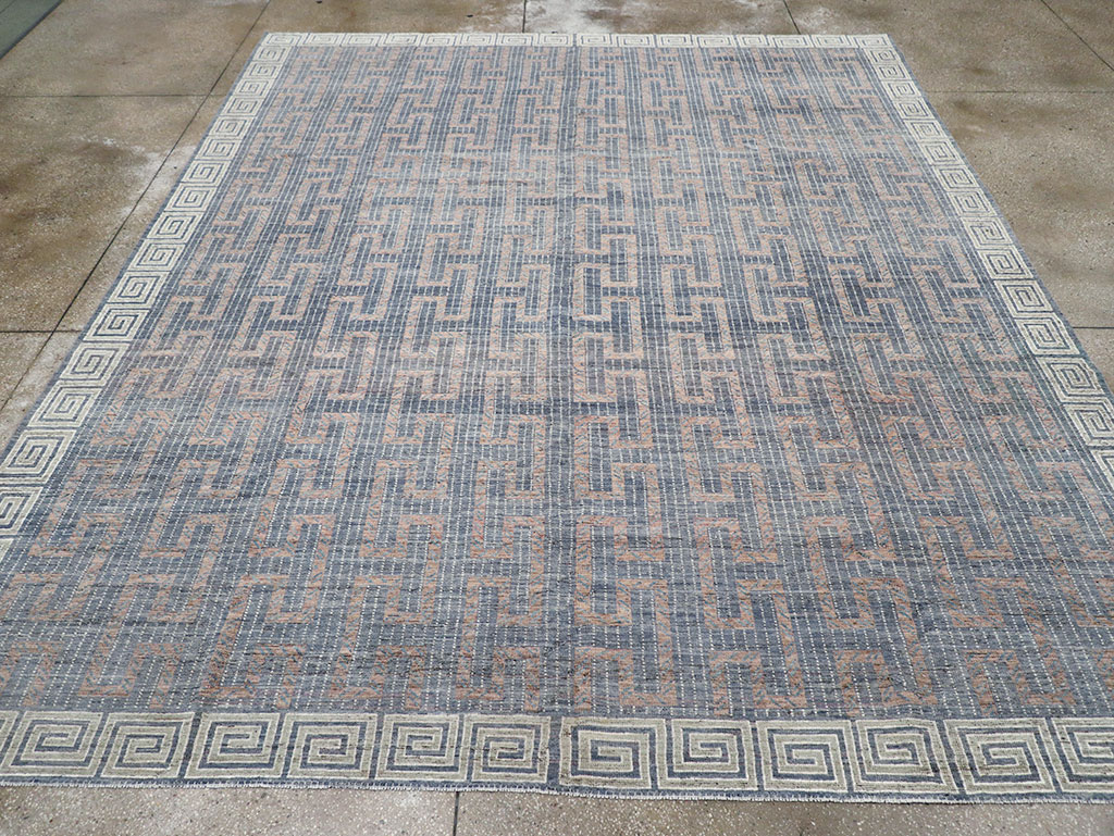Modern East Turkestan Khotan Room Size Carpet, No.32603 - Gsblank