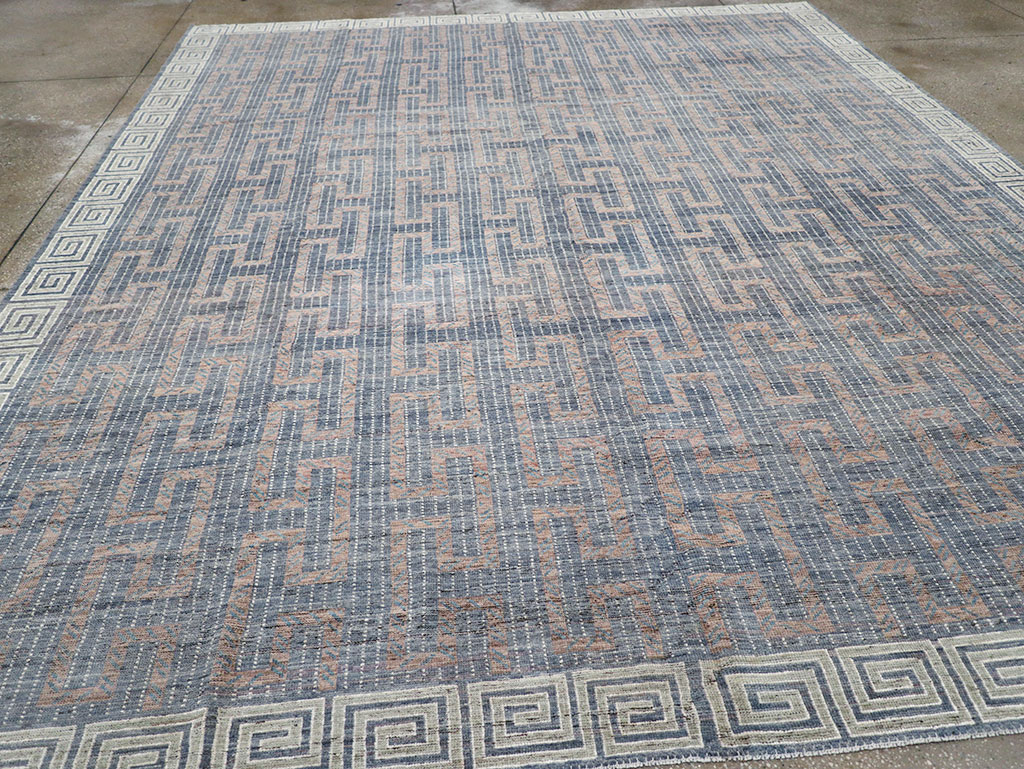 Modern East Turkestan Khotan Room Size Carpet, No.32603 - Gsblank