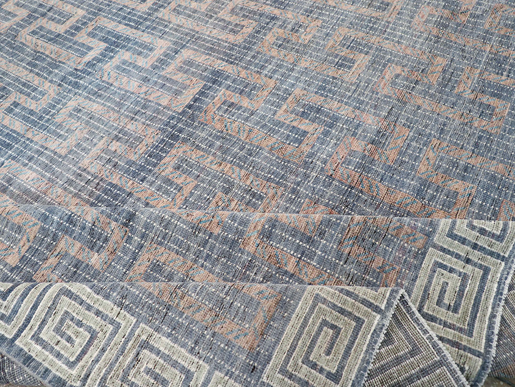 Modern East Turkestan Khotan Room Size Carpet, No.32603 - Gsblank