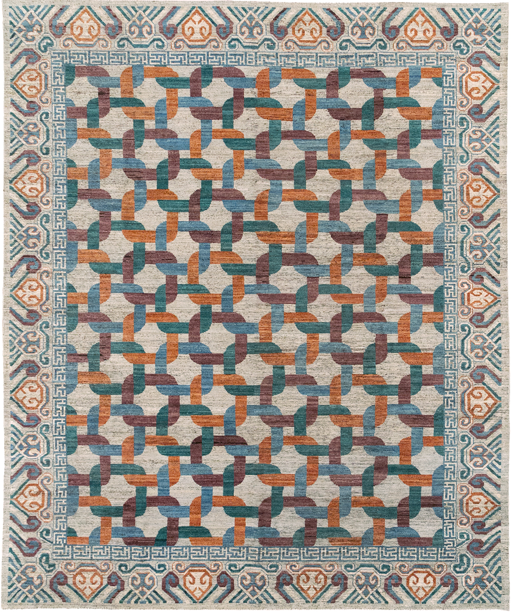 Modern Khotan Carpet, No.32604 - Gsblank