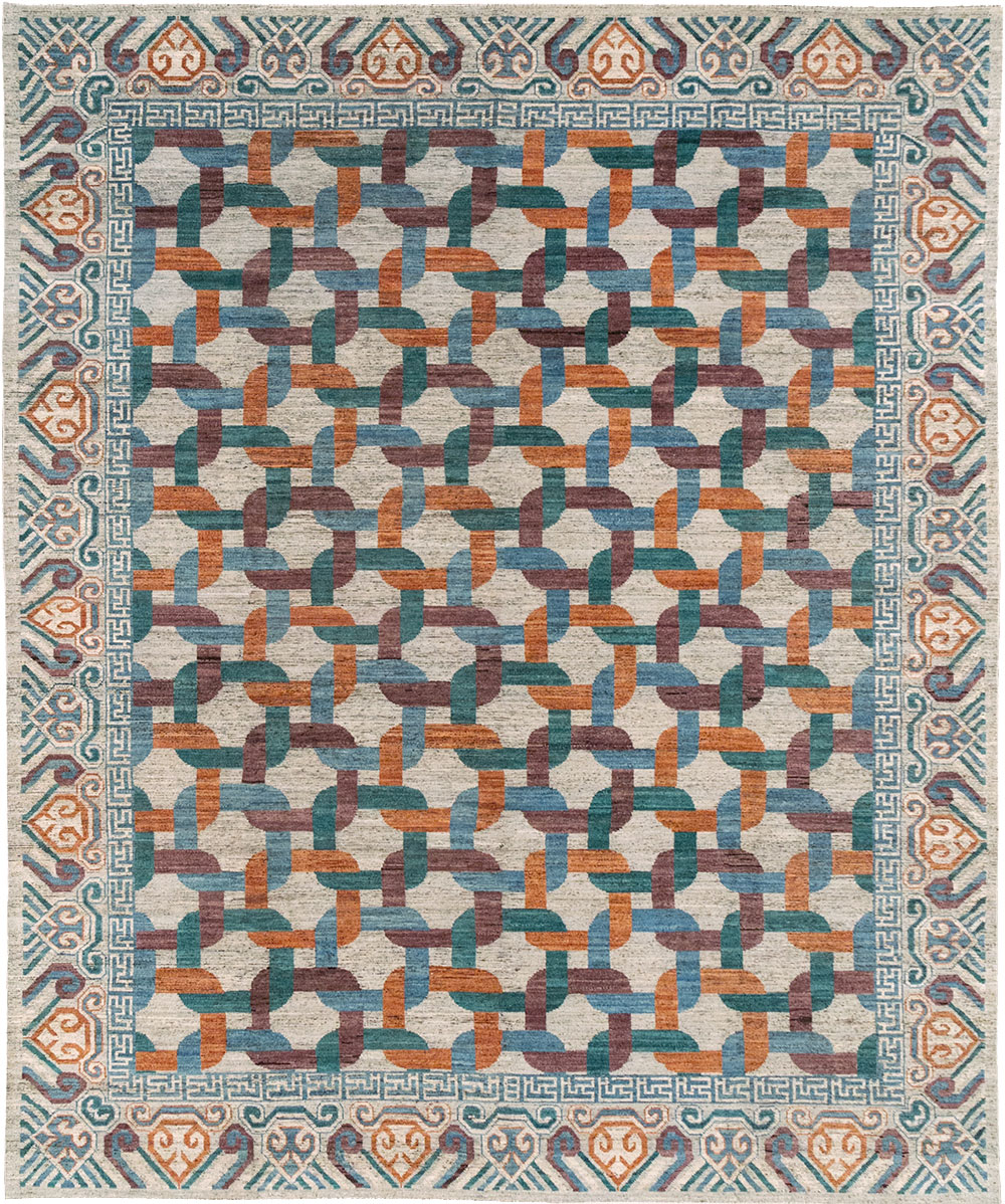 Modern Khotan Carpet, No.32604 - Gsblank
