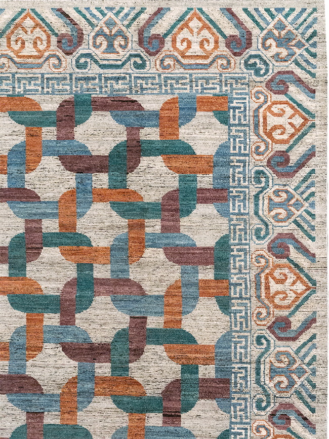 Modern Khotan Carpet, No.32604 - Gsblank