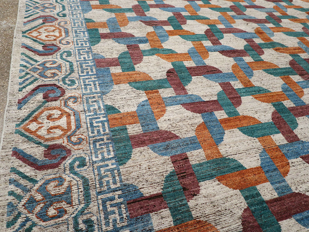 Modern Khotan Carpet, No.32604 - Gsblank