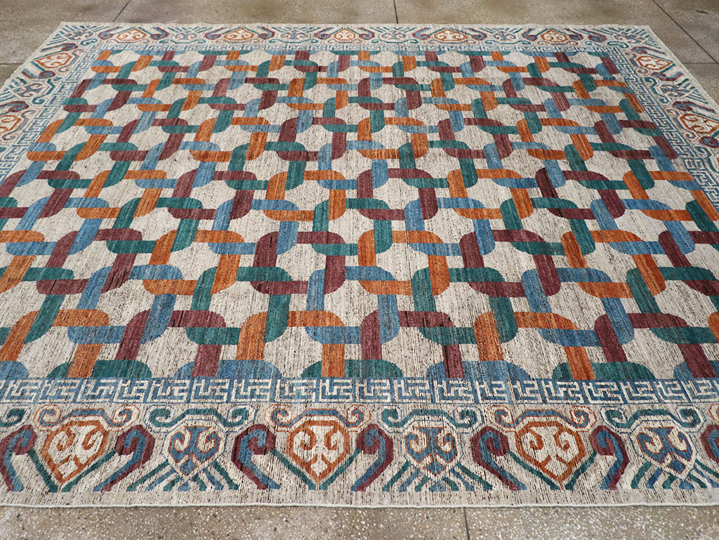 Modern Khotan Carpet, No.32604 - Gsblank