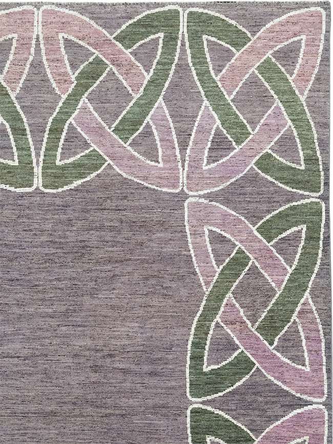 Modern East Turkestan Khotan Room Size Carpet, No.32605 - Gsblank