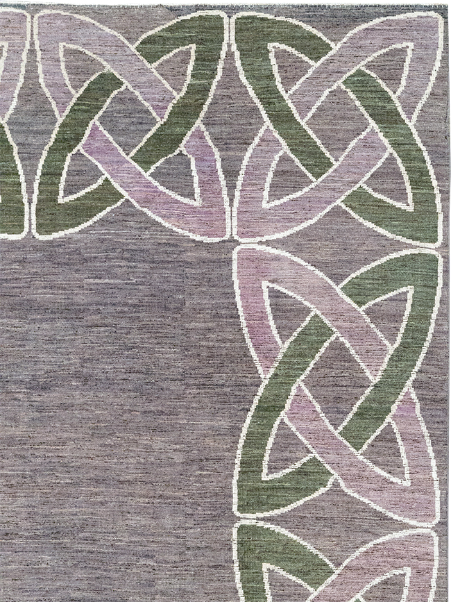 Modern East Turkestan Khotan Room Size Carpet, No.32605 - Gsblank