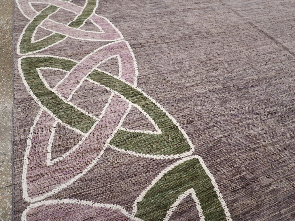 Modern East Turkestan Khotan Room Size Carpet, No.32605 - Gsblank