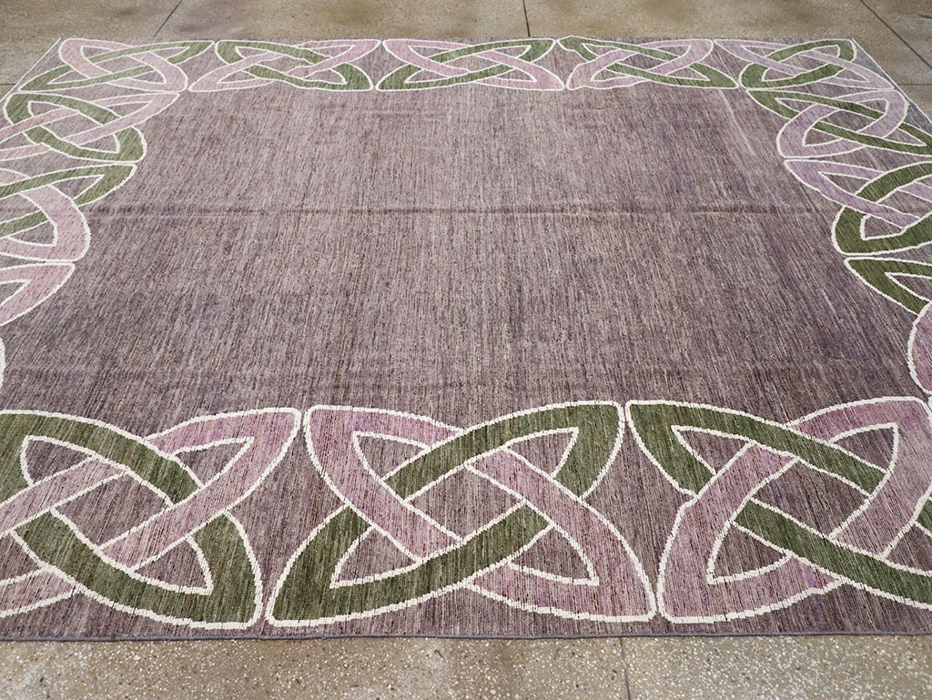 Modern East Turkestan Khotan Room Size Carpet, No.32605 - Gsblank