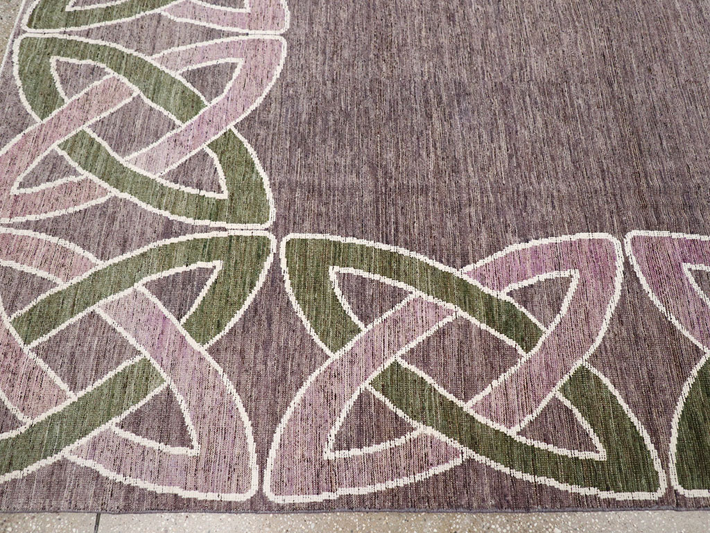 Modern East Turkestan Khotan Room Size Carpet, No.32605 - Gsblank